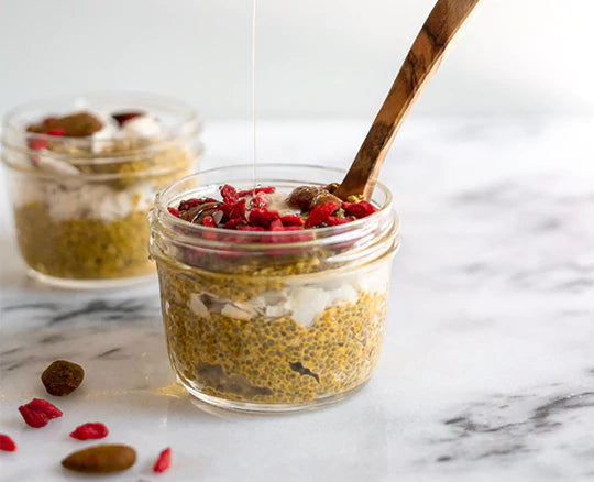 Turmeric Spice Coconut Chia Pudding Recipe