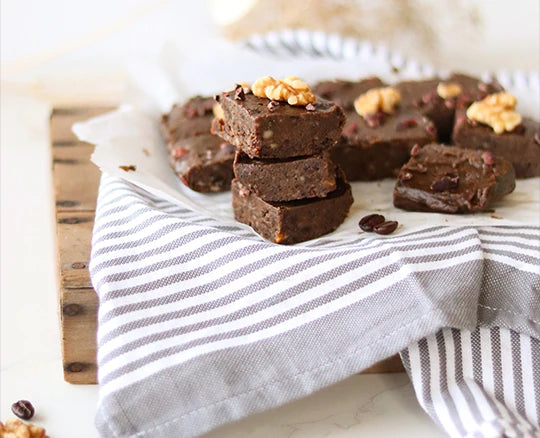 Mocha Walnut Fudge Brownies Recipe