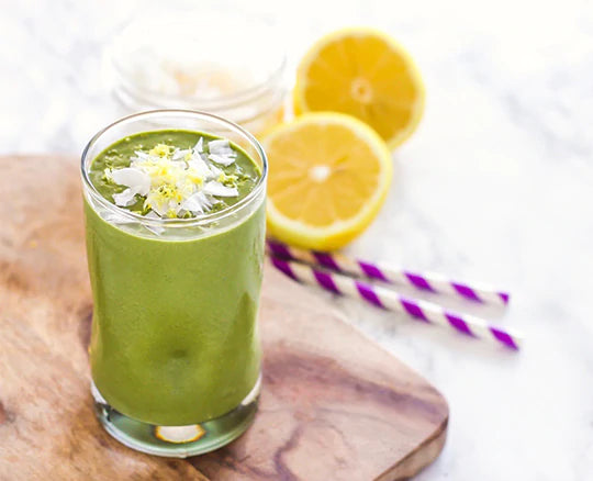Lemon Coconut Matcha Smoothie Recipe