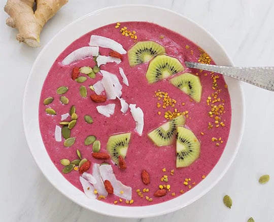Ginger Berry Smoothie Bowl Recipe