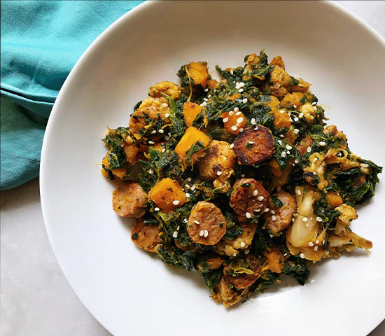Sausage & Veggie Hemp Stir-Fry Recipe