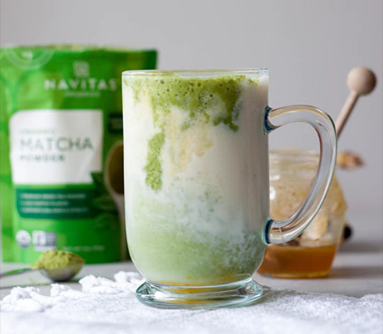 Iced 'Nana Matcha Latte Recipe