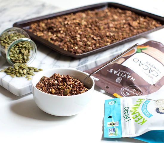 Quinoa Cacao Maca Granola