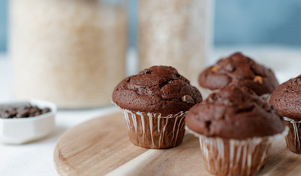 Cacao Banana Muffins Recipe