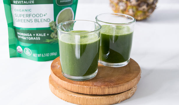 Pineapple & Greens Detox Shooters Recipe