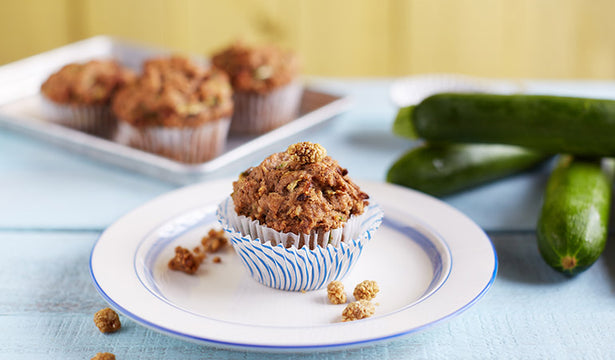 Zucchini Mulberry Muffins Recipe