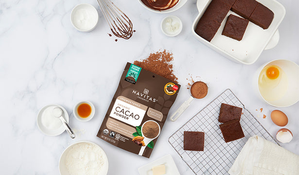 Fudgy Cacao Brownies Recipe