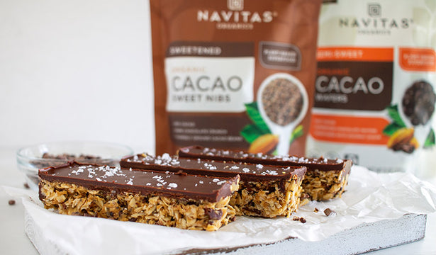 No-bake Cacao Granola Bars Recipe