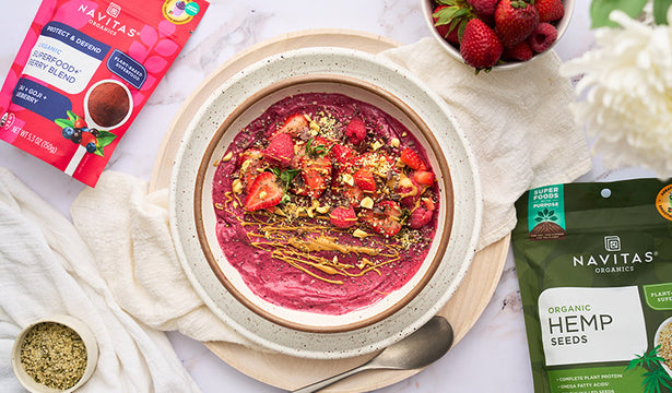 Peanut Butter & Jelly Smoothie Bowl Recipe