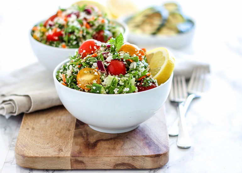 Hemp Cauliflower Rice Tabbouleh Recipe