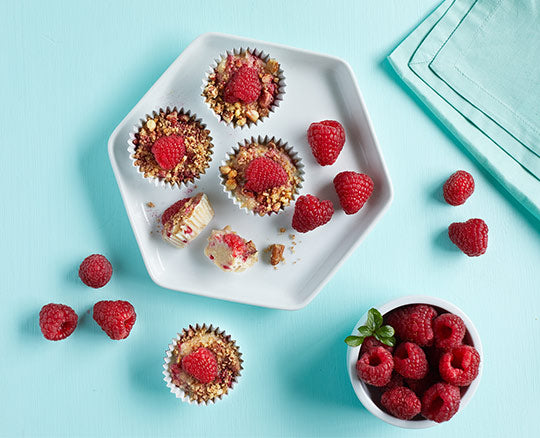 Raspberry Cheesecake Bites