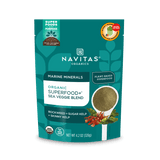Navitas Organics Superfood+ Sea Veggie Kelp Powder Blend 4.2oz front of bag.