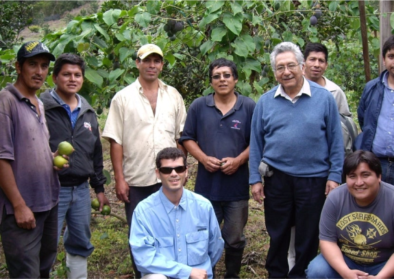 Navitas team with local farmers