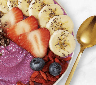 Superfood smoothie bowl.