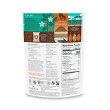 Navitas Organics Cacao Powder 8 oz. back of bag.