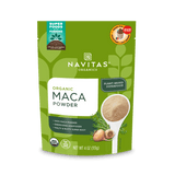 Navitas Organics Maca Powder 4 oz. front of package.