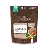 Navitas Organics Regenerative Organic Certified Cacao Powder 24oz. front of bag