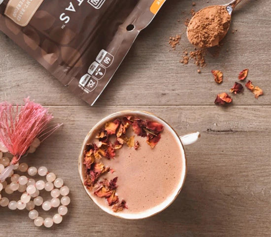 Rose Infused Hot Chocolate