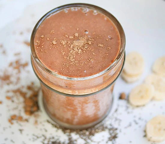 Cacao Banana Flax Smoothie Recipe
