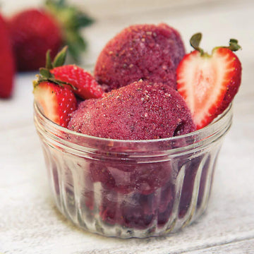 Strawberry-Chia Margarita Sorbet Recipe