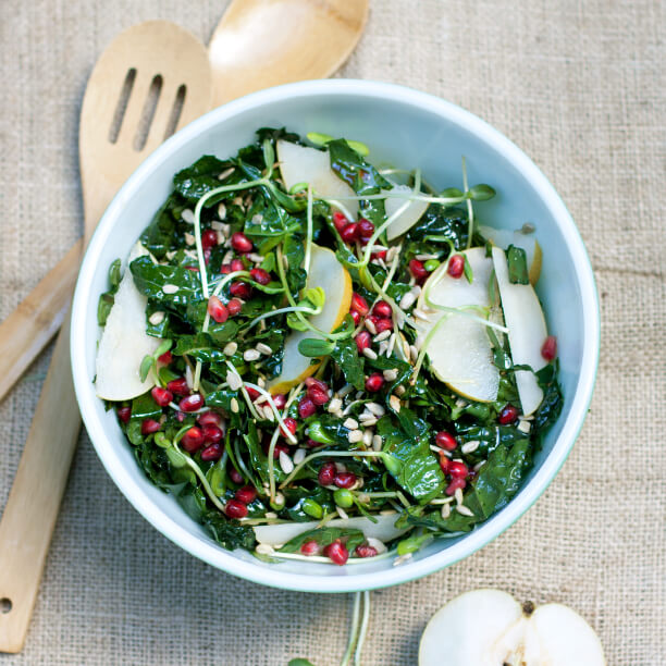 Pomegranate Kale Salad Recipe