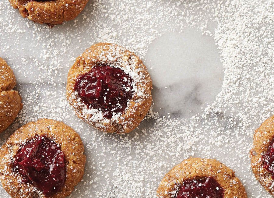 Maqui Jam Thumbprint Cookies Recipe