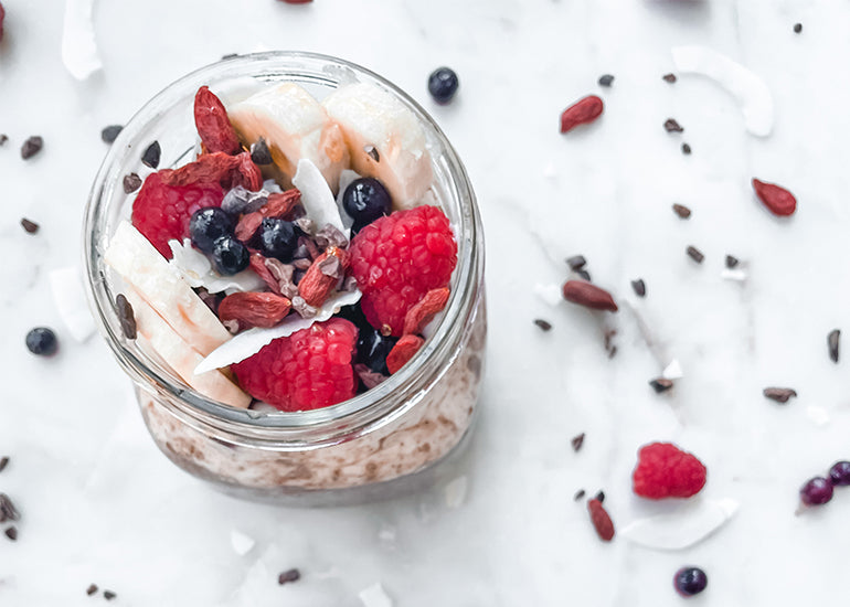 Acai Overnight Oats Recipe Navitas Organics
