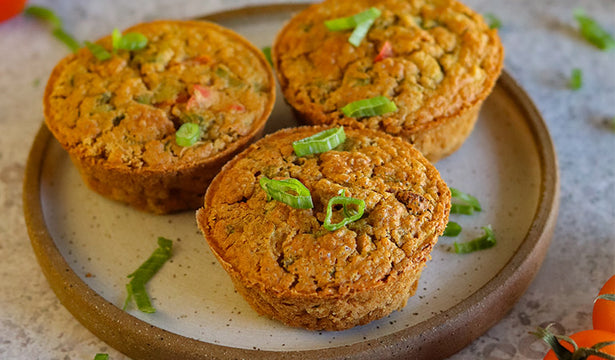 Chickpea Flour Frittata Muffins Recipe