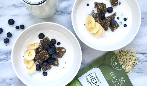 Blueberry Hemp Breakfast Bowl Recipe