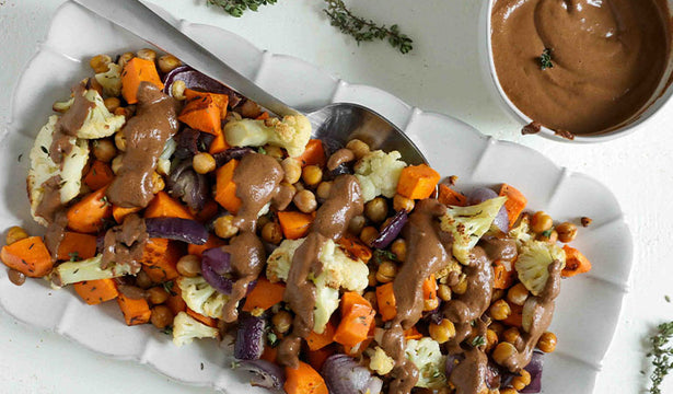Roasted Vegetables with Cacao Mole