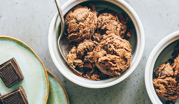Chocolate Peppermint Edible Cookie Dough Recipe