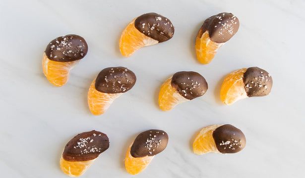 Chocolate-Dipped Mandarins Recipe