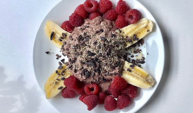 Chocolate Raspberry Banana Split Recipe