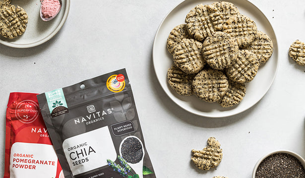 Vegan Almond Chia Seed Cookies Recipe