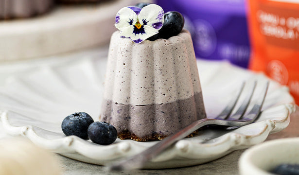 Vegan Acai Blueberry Cheesecake Recipe