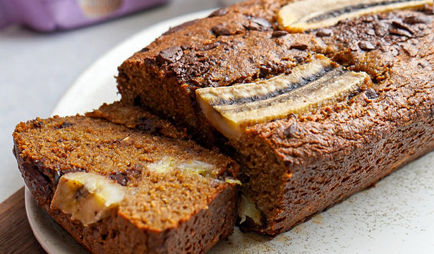 Coconut Chocolate Chip Banana Bread