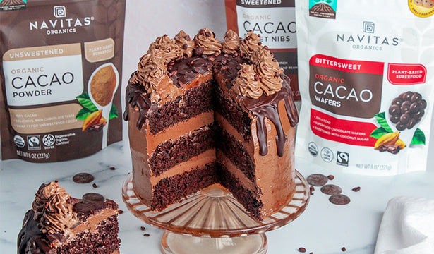 Vegan Triple Chocolate Cake Recipe