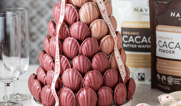 Double Chocolate Madeleine Cookie Tower