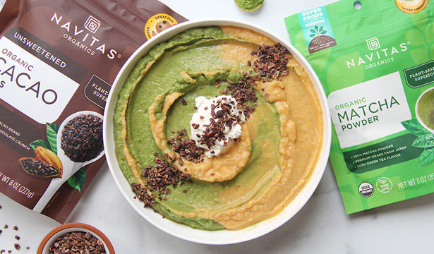 Pumpkin Spice Matcha Latte Bowl