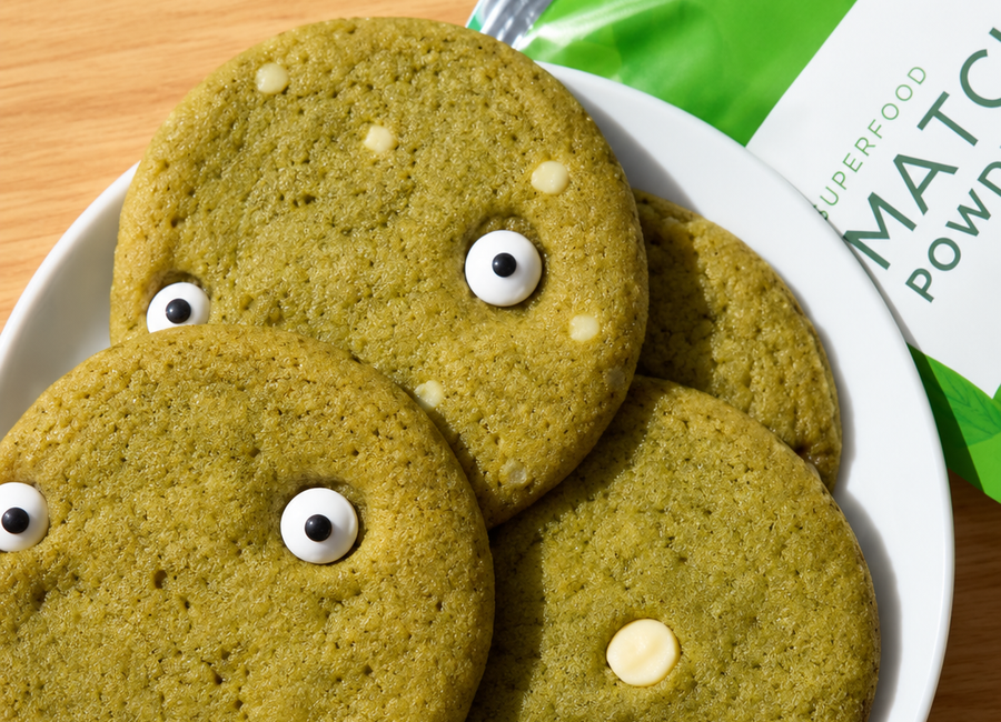Matcha Spooky Eye Cookies Recipe