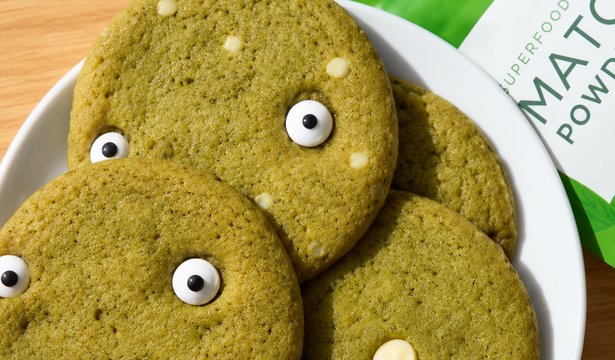 Matcha Spooky Eye Cookies Recipe
