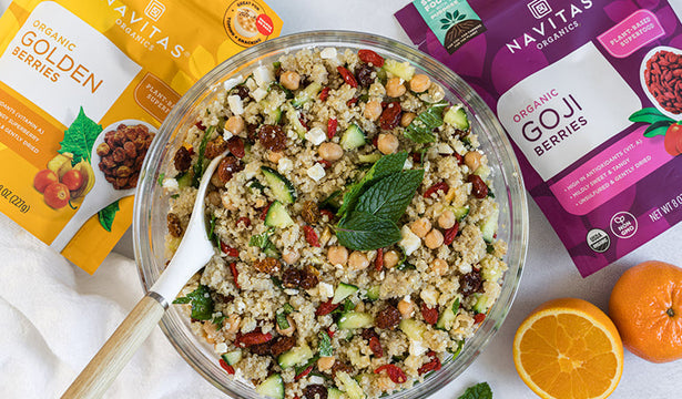 Superberry Citrus Quinoa Salad Recipe