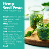 Hemp Seed Pesto Recipe