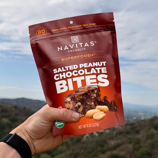Superfood+ Salted Peanut Chocolate BITES lifestyle image