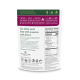 Navitas Organics Power Snacks package with text and nutrition label on a white background