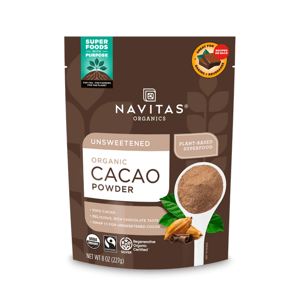 Organic Cacao Powder Unsweetened Navitas Organics