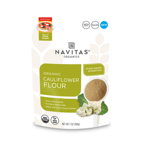 Organic Cauliflower Flour (Finely Milled Cauliflower Powder) Navitas Organics