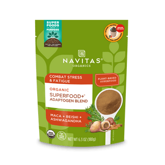 Navitas Organics Superfood+ Adaptogen Blend front of bag