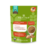 Navitas Organics Superfood+ Adaptogen Blend front of bag.