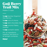 Goji Berry Trail Mix Recipe with Navitas Organics Goji Berries.
